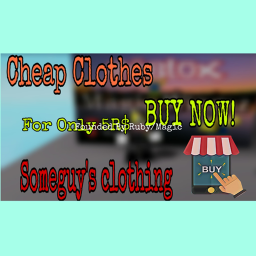 [NEW BIGGEST UPDATE!] SomeGuy's clothing! Store