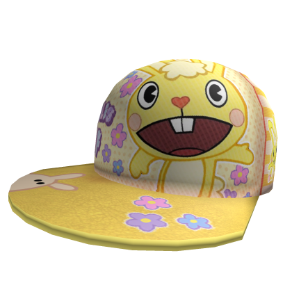 Cuddles Htf Yellow and Lavender cap Roblox item