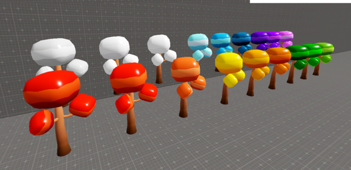Stylized Cartoon Trees Pack preview 3
