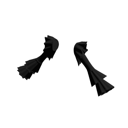 ✧♡✧ Black Goth Ruffle Sleeves Elegant Fit thumbnail