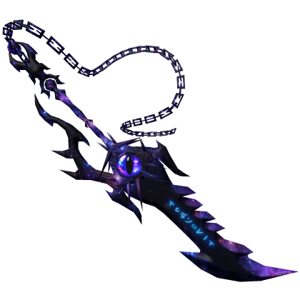 [👁 ANIMATED EYE] Galaxy Chained Overseer Sword thumbnail