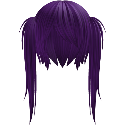 messy purple twintails Roblox item