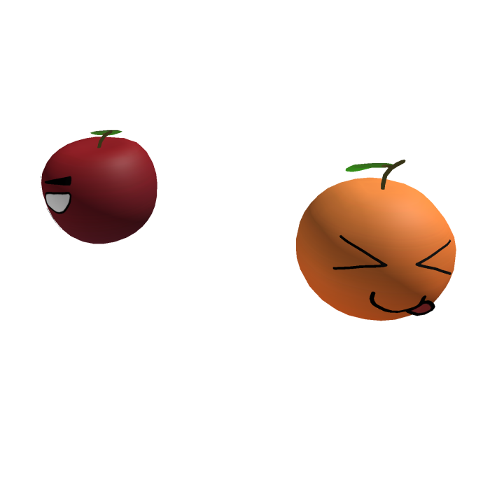 Fruit Frenzy Shoulder Pals (Apple & Orange)