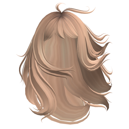 Long Anime Windy Messy Girl Hair (Honey Blonde) Roblox item