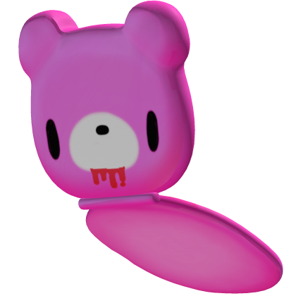 Hot Pink Gloomy Bear Flip Phone Right