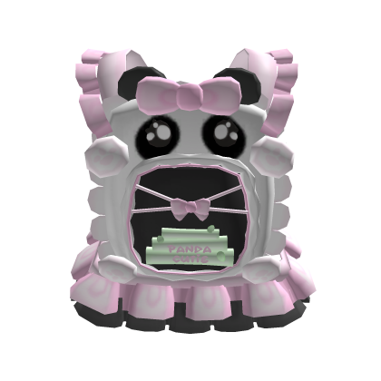 . 自信 ♡ cute pink panda overall !