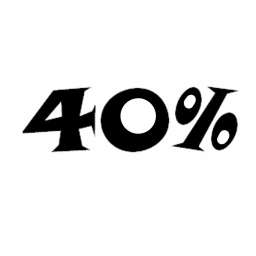 40%