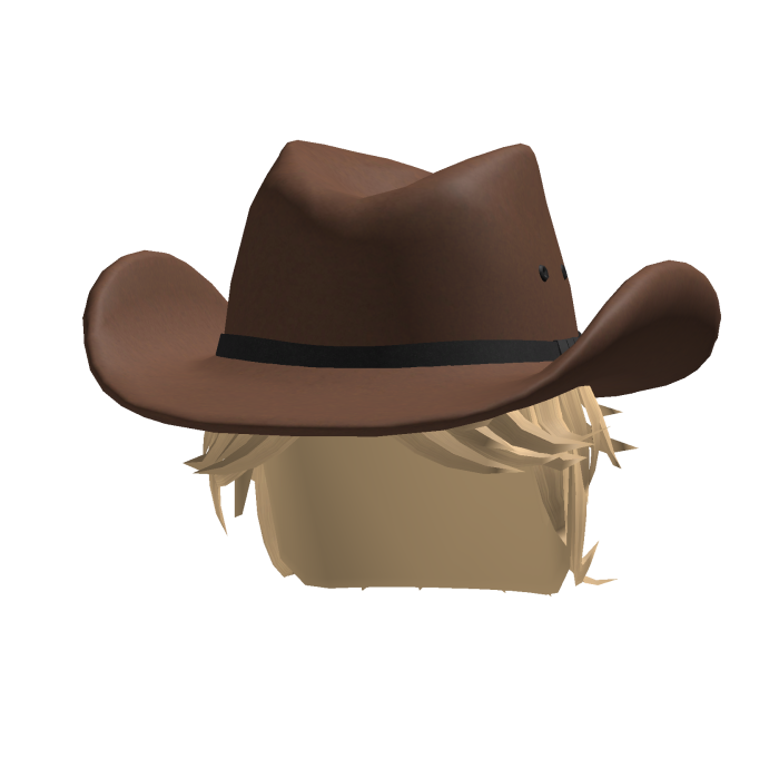 Messy Hair + Cowboy Hat