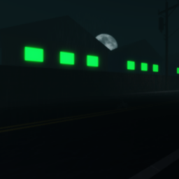 A Rainy Nights Walk.