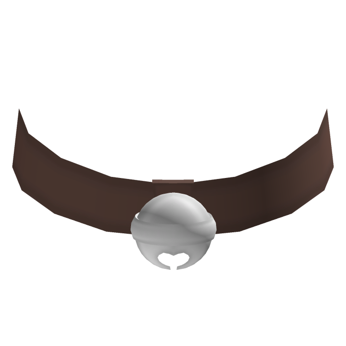 ♡ gloomy brown bat kitty collar