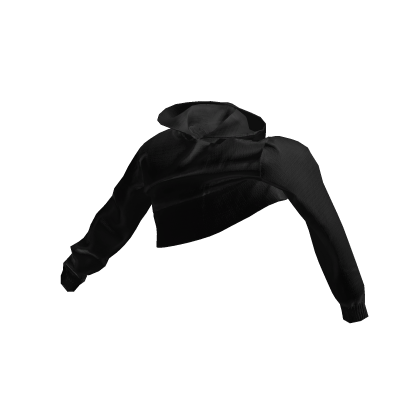 Black Off-Shoulder Hoodie thumbnail