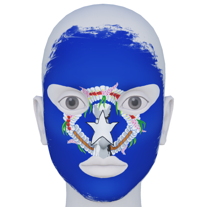 Northern Mariana Islands Facepaint