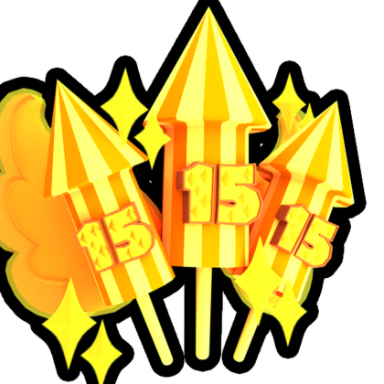 Gold 15M Fireworks