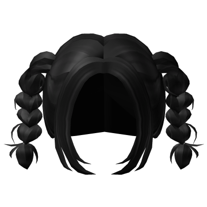 Black Kawaii Darling Braids Roblox item