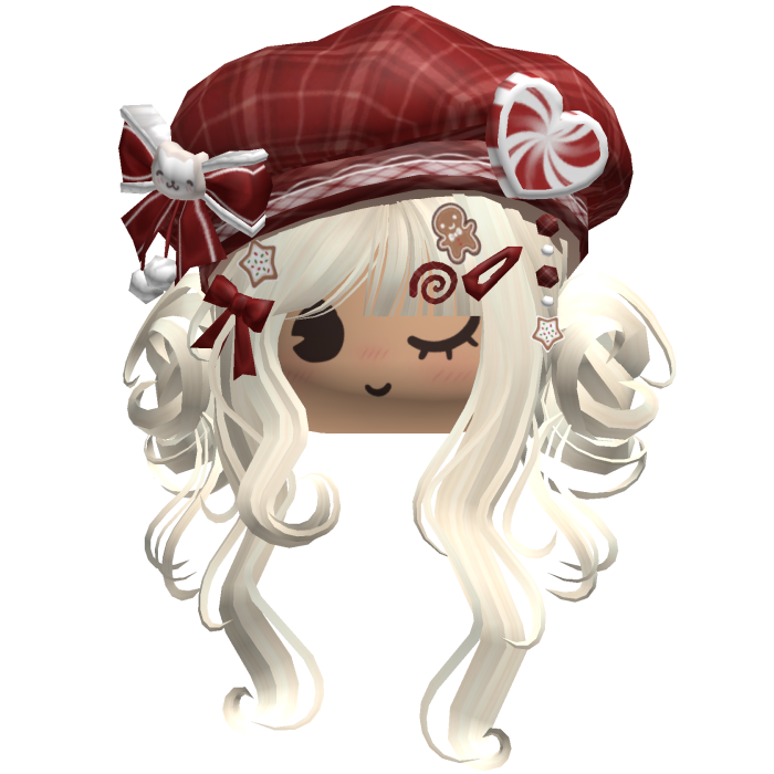 ♡ Christmas Swirly Wispy Buns (Beige)