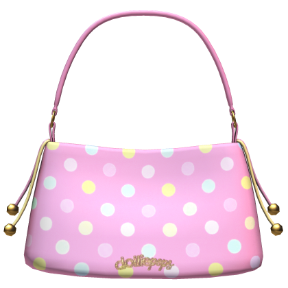 𝓓 | confetti polkadot bag - pink