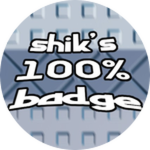 shik's 100% badge