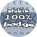 shik's 100% badge