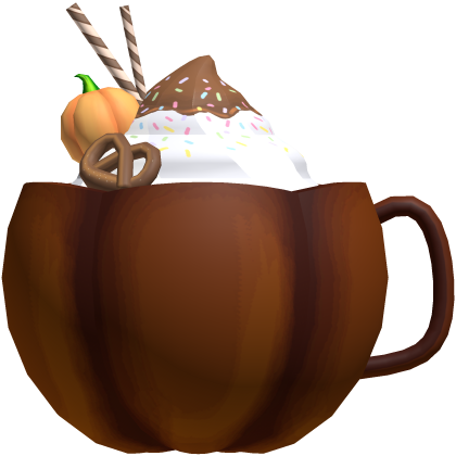 Cute Winter Pumpkin Spice Latte Fall Drink (Brown)