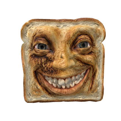 Funny Toast Backpack With Realistic Face Roblox item