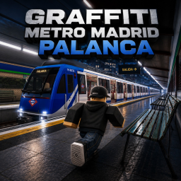 Graffiti Metro Madrid PALANCA