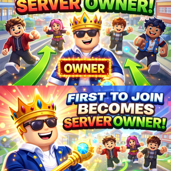 first to join becomes server owner try it out