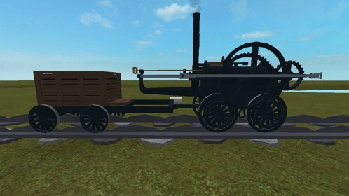 Lokomotif Richard Trevithick Pen-y-darran, dibangun kembali