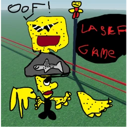 a rotating laser game icon