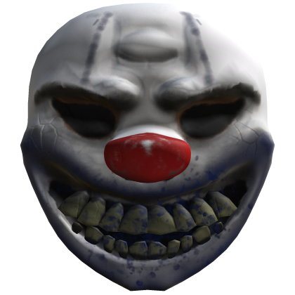 mascara de plastico payaso sonriente halloween