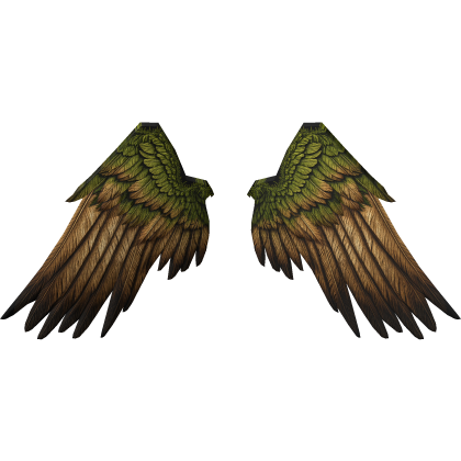 (Pt 2) Aged Ivy Green Icarus Wings Feather (Addon) Roblox item