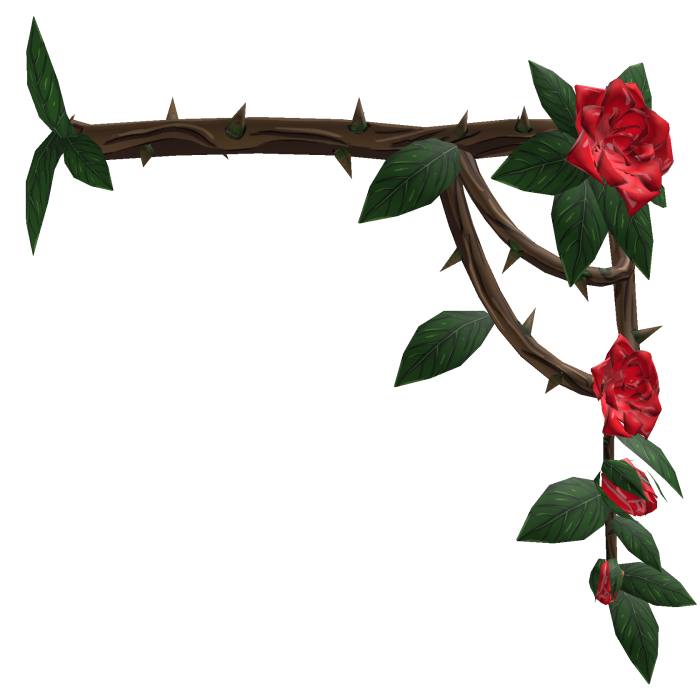 Rose Thorn Vine Waist - Green & Red