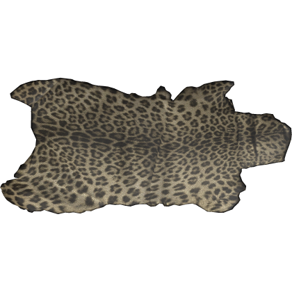 Maximalism Nomad Egypt Tiger Fur Rug Tan