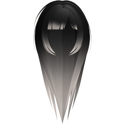 Black Blonde Emo Wispy V-Shaped Blunt Bang Hair Roblox item