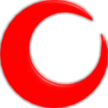 Glowing Red Moon