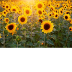 True sunflowers