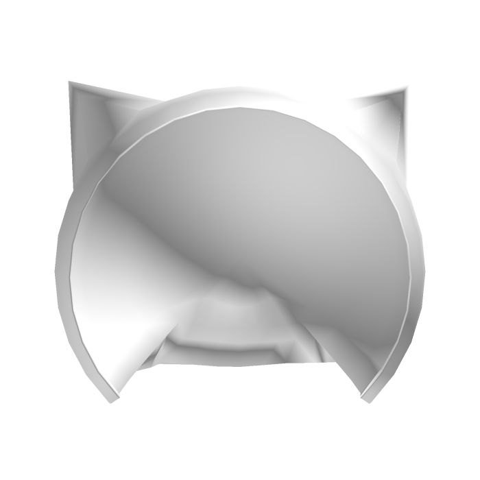 White Cute Kawaii Cat Hood