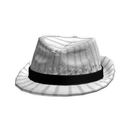 White Fedora Roblox item