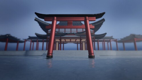 Rainy Temple