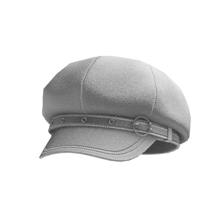 Goth Style White Hat