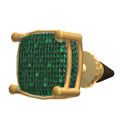Iced Out Emerald Square Diamond Stud Earring Roblox item
