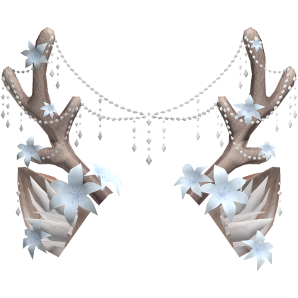 Ethereal Christmas Fairy Fawn Antlers w/ Jewels