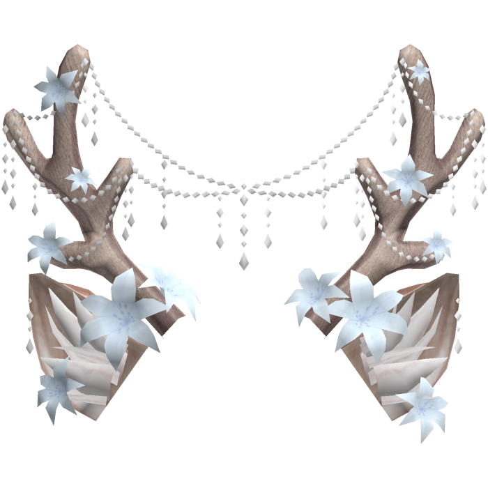 Ethereal Christmas Fairy Fawn Antlers w/ Jewels