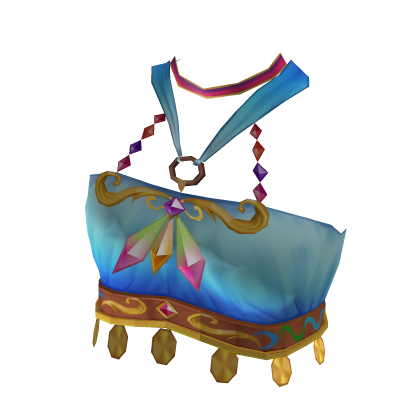 🦚🌺 Bohemian Sky ☀️ Fantasy Crop Top thumbnail