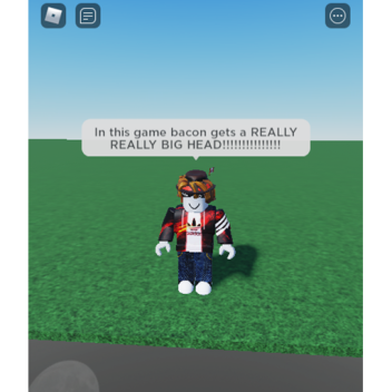 Bacon gets a big head (story game)