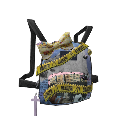 crystal castles backpack // pastel goth niche