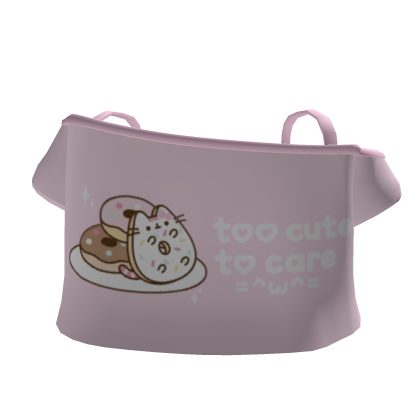 ♡ too cute to care pusheen kawaii shirt cropped 