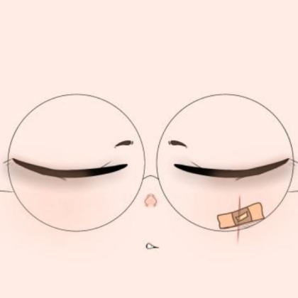 close eyes Roblox decal