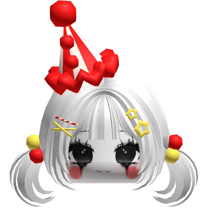 Clown Party Pigtail Hair 🎪
