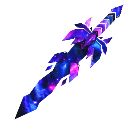 Purple Galaxy Arcane Mage Sword