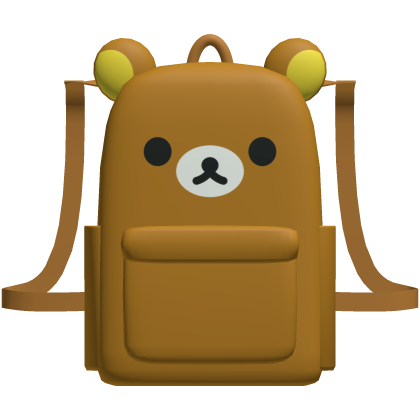 Cute Rilakkuma Bear Backpack [1.0] Roblox item